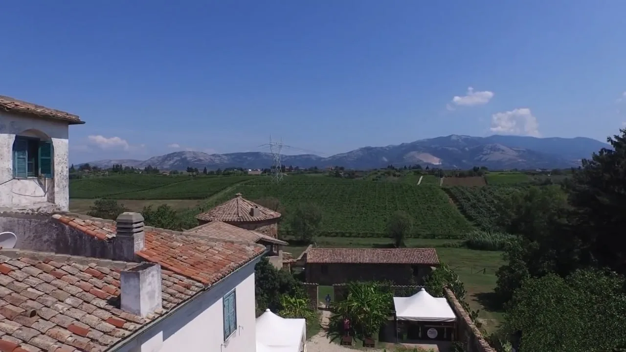 Il casale visto dall’alto