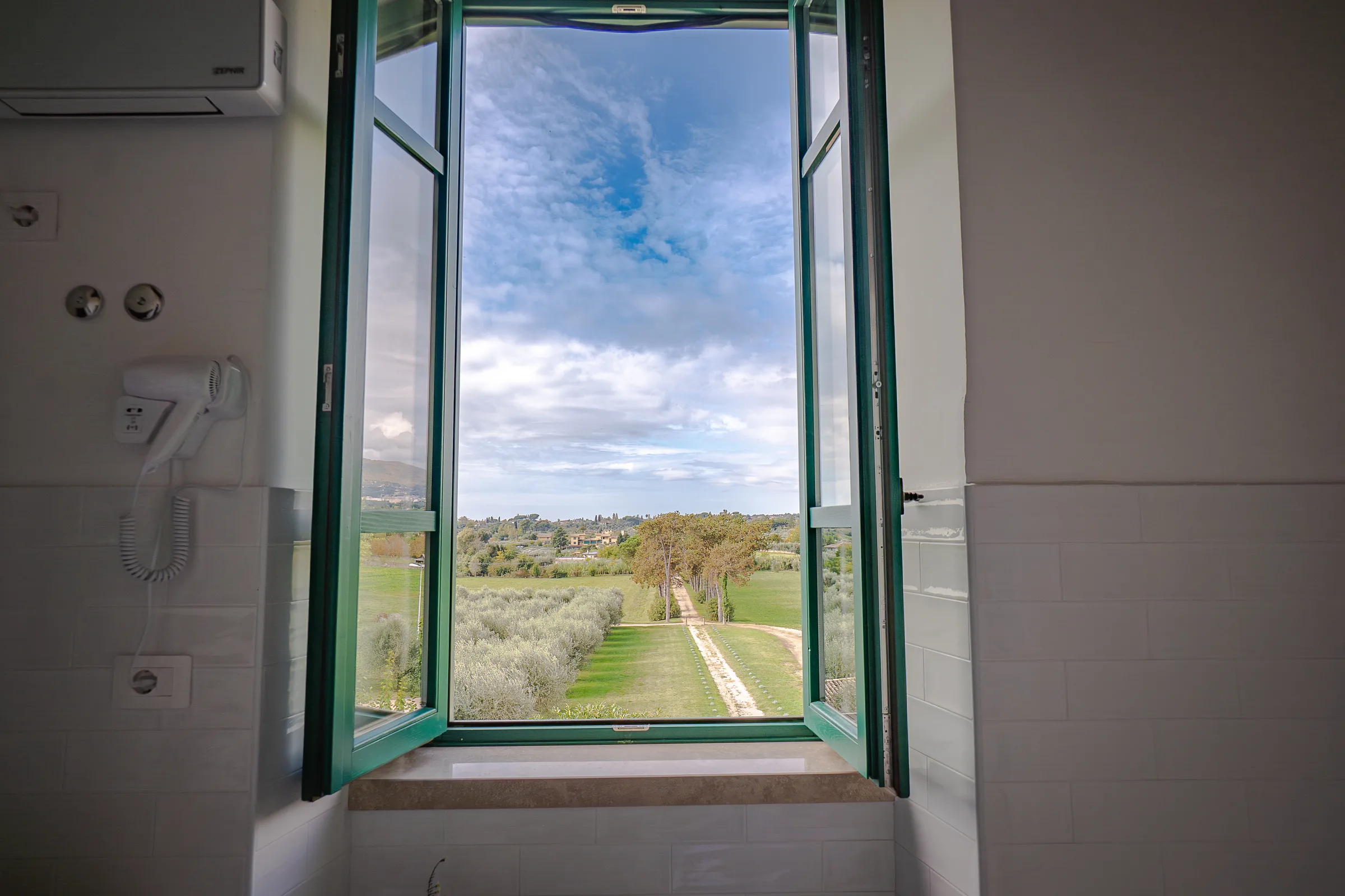 La vista dalla finestra